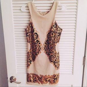 Cream & Gold Akira Dress